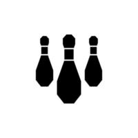 Bowling-Vektor für Website-Symbol-Icon-Präsentation vektor