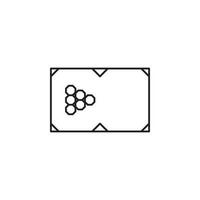 Billard-Vektor für Website-Symbol-Icon-Präsentation vektor
