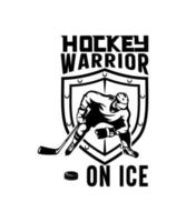 Hockey-Konzept zitiert Illustrationsdesign vektor