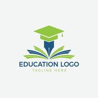 utbildning logotyp design vektor