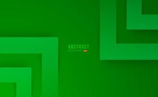 grön bakgrund med överlappande dimensionera och skugga repa effekt för baner, tapet, försäljning baner, affisch, abstrakt grön rörelse bakgrunder vit Plats för text vektor