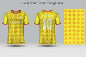 fotboll jersey attrapp fotboll jersey design sublimering sport t skjorta design samling för tävlings, cykling, spel, cross vektor