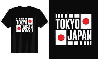 tokyo japan typografi t skjorta design, motiverande typografi t skjorta design, inspirera citat t-shirt design, streetwear t skjorta design vektor