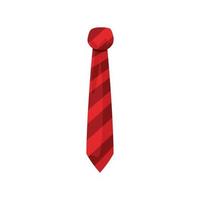 Symbol für rote Krawatte vektor