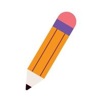Bleistiftsymbol isoliert vektor