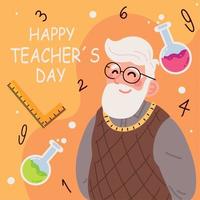 Glad lärarnas dag vektor