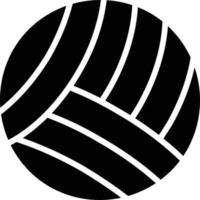 Volleyball-Glyphen-Symbol vektor