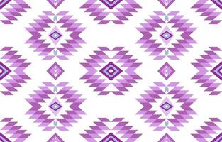 aztekisches geometrisches Gewebe mit hellvioletter Farbpalette in Pastelltönen. ethnische traditionelle Nation. bodenfliese, teppichkissenbezug, stammesvektorverzierung. nahtloser afrikanischer marokkaner vektor
