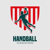 Handball-Vektor-Illustration-Design-Vorlage vektor