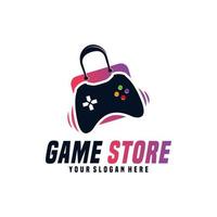 Game Store Logo Vorlage Designvektor vektor