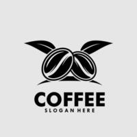 Kaffee-Vektor-Logo-Design-Vorlage vektor