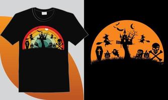 halloween-bündel, geschnittenes bündel-t-shirt-design vektor