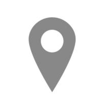 Reisekarte Pin Zeichen Standort Vektor Icon