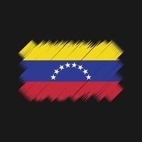 venezuela flagga borste vektor. National flagga vektor