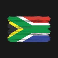 Vektor der südafrikanischen Flagge. Nationalflagge