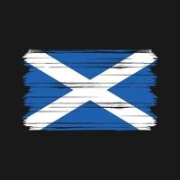 Vektor der schottischen Flagge. Nationalflagge