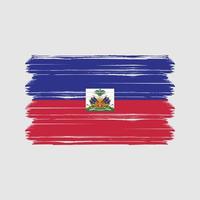Vektor der Haiti-Flagge. Nationalflagge