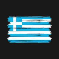 Vektor der griechischen Flagge. Nationalflagge