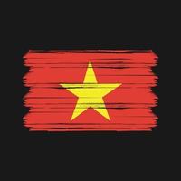 Vietnam-Flaggenvektor. Nationalflagge vektor