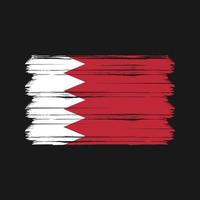 Bahrain flagga vektor. National flagga vektor