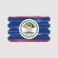 belize flagga vektor. National flagga vektor