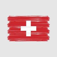 schweiz flagga vektor. National flagga vektor