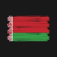 Weißrussland-Flaggenvektor. Nationalflagge vektor