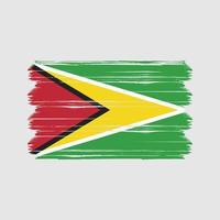 Guyana-Flaggenvektor. Nationalflagge vektor