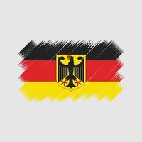 tyska flaggan borste vektor. National flagga vektor