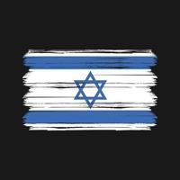 Vektor der israelischen Flagge. Nationalflagge