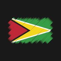 guyana flagga borste vektor. National flagga vektor