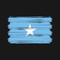 Somalia-Flaggenvektor. Nationalflagge vektor
