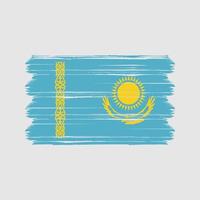 kazakstan flagga vektor. National flagga vektor