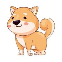 shiba inu stehend vektor