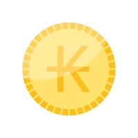 lao kip währungssymbol münze. vektor