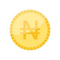nigeria valuta symbol mynt . vektor