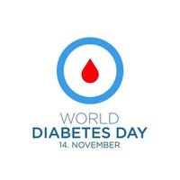 World Diabetes Day Awareness Vector Illustration, T-Shirt Poster Banner Design