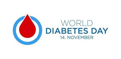 World Diabetes Day Awareness Vector Illustration, T-Shirt Poster Banner Design