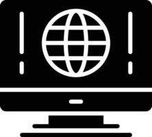 Internet-Glyphe-Symbol vektor