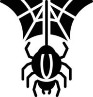 Spinnen-Glyphe-Symbol vektor