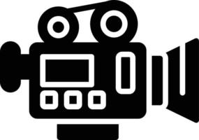 Camcorder-Glyphen-Symbol vektor