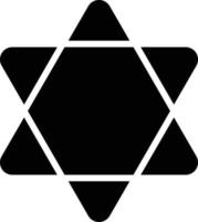 Hexagramm-Glyphe-Symbol vektor