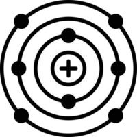 Protonen-Glyphe-Symbol vektor