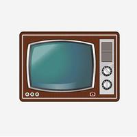 Retro altes Fernsehdesign vektor