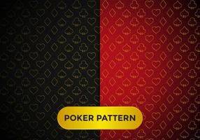 Poker-Muster Elegante Vektor