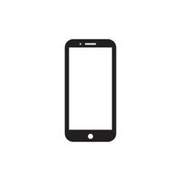 digitales Gerätesymbol, Smartphone mit Tasten isoliert auf weißem Hintergrund. Vektordesign-Elemente setzen Illustration für Web, App, Internet vektor