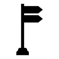 Straßenschild Pfeilsymbol Illustrationsvektor vektor