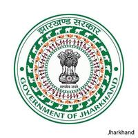 Wappen von Jharkhand ist eine indische Region. Vektor-Emblem vektor