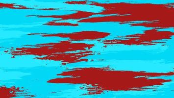 abstrakte rote Kratzer-Grunge-Textur im blauen Hintergrund vektor