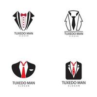 smoking man logotyp design vektor mall